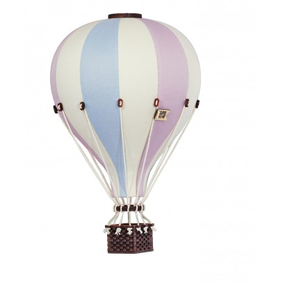 Balon Dekoracyjny L12 Beżowo-Różowo-Błękitny ŚREDNI 33 cm