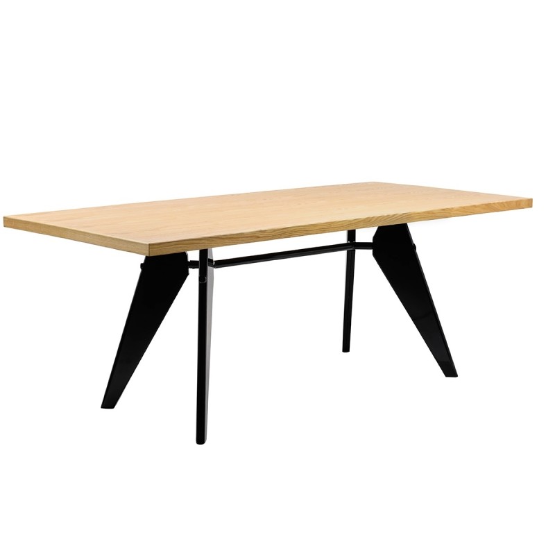 Stół JOSEF natural - drewno, metal