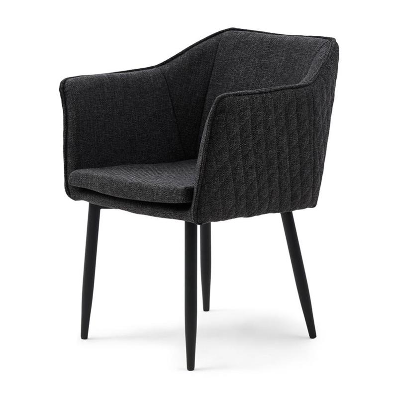 Krzesło Megan DAC Black Leg Carbon Riviera Maison-4144
