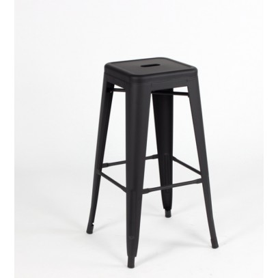 Krzesło barowe TOWER 76 (Paris) czarne