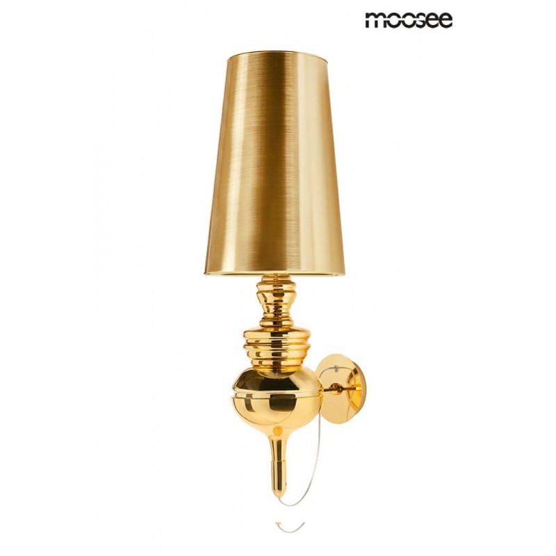 MOOSEE lampa ścienna QUEEN 15 złota