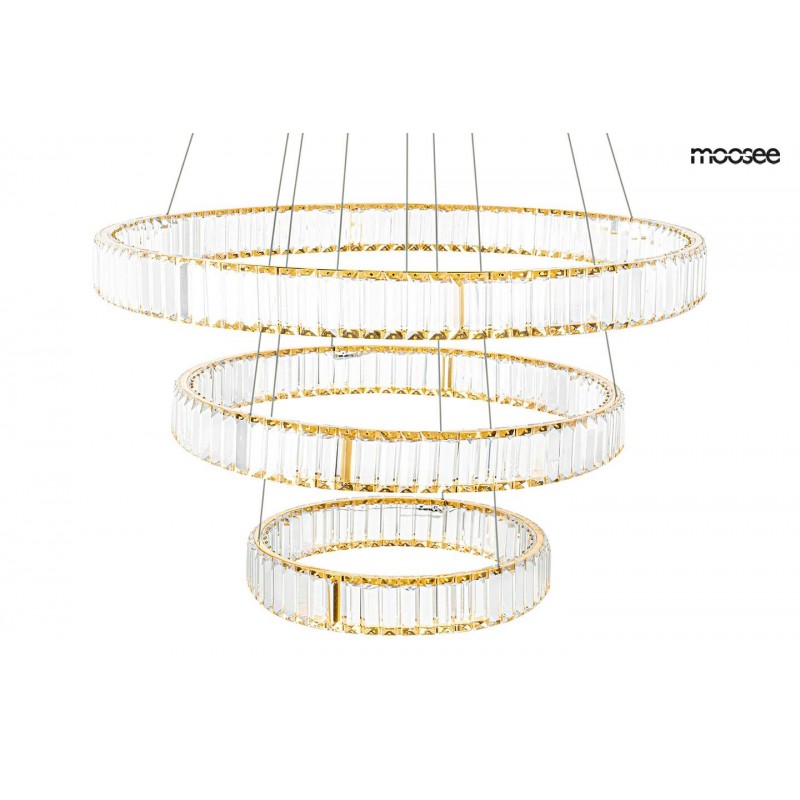 MOOSEE lampa wisząca LIBERTY TRIPLES złota