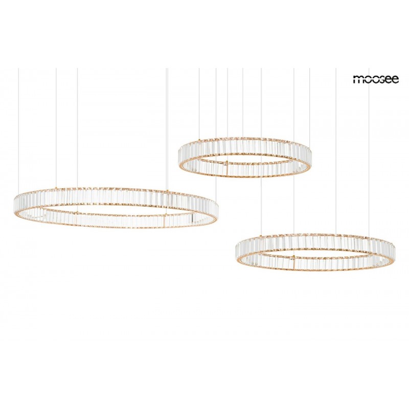 MOOSEE lampa wisząca LIBERTY 3B złota